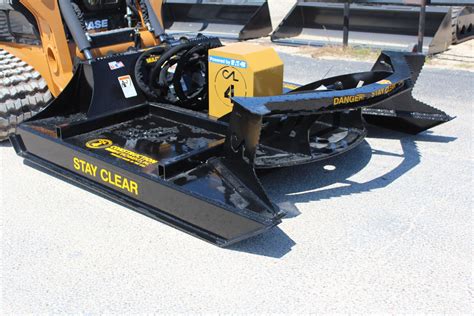 skid steer brush hog motor|skid steer rotary brush cutter.